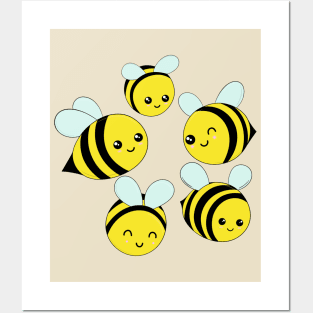 Chibi Bees Posters and Art